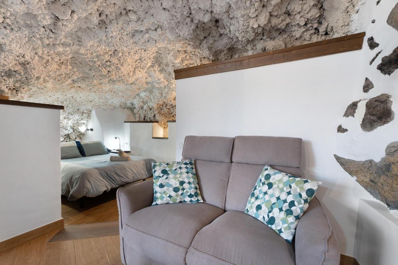 Cueva El Desvelo Apartment Tijarafe Luaran gambar